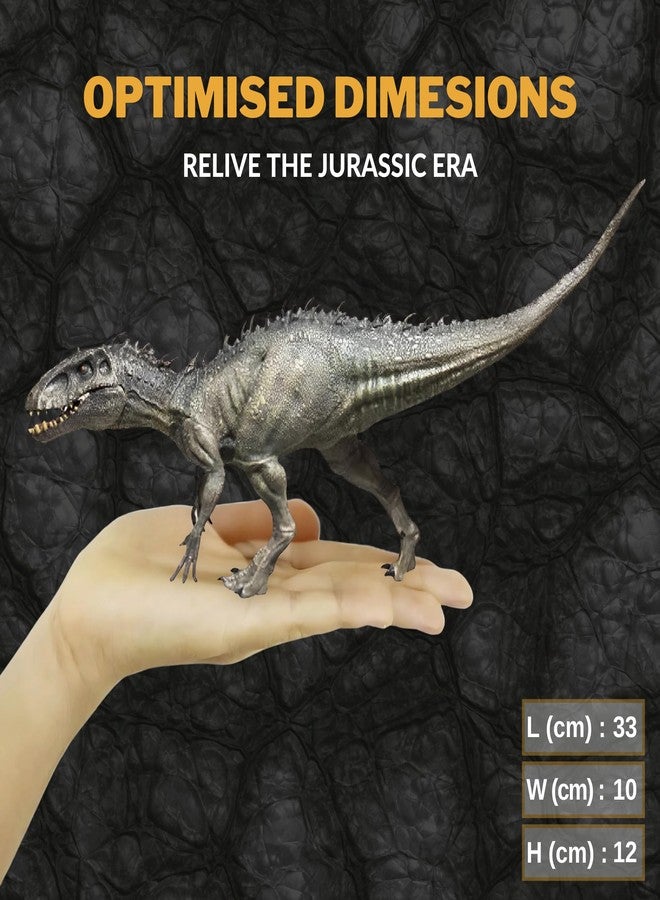 CRYA مجسم ديناصور إندومينوس ريكس، مجسمات ديناصورات إندومينوس ريكس واقعية وكبيرة الحجم للأطفال، لعبة ديناصور إندو ريكس للعب والعرض، ألعاب ديناصورات العصر الجوراسي للأولاد والبنات (إندومينوس ريكس) - Image 5